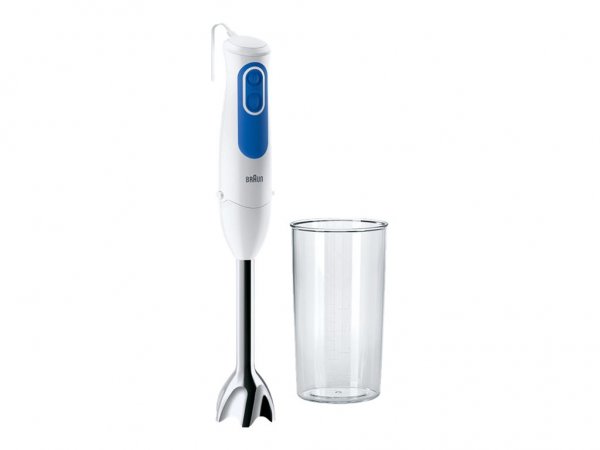 Braun MQ 3000 Smoothie - Frullatore ad immersione - 0,6 L - 700 W - Blu - Bianco