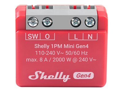 Shelly · Unterputz·""1PM Mini Gen4""· 2er Pack· Relais· max