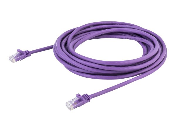StarTech.com Cavo di Rete Viola Cat6 UTP Ethernet Gigabit RJ45 Antigroviglio - 5m - 5 m - Cat6 - U/U