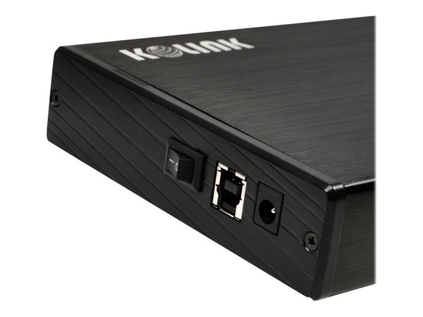 Kolink USB 3.0 External Enclosure Black SATA - Alloggiamento - 3,5"