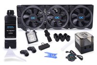 Alphacool 11987 - Blocco di acqua - 12 cm - Nero - Grigio - Trasparente