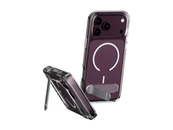 PanzerGlass PGC Kickstand Case Transparent White Mag