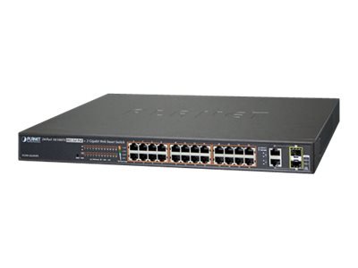 Planet FGSW-2624HPS - Gestito - L2/L4 - Gigabit Ethernet (10/100/1000) - Supporto Power over Etherne