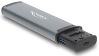 Delock USB 5 Gbps Kartenleser mit SD und Micro Slot Aufbewahrungsfächern für - Card-Reader - Micro S