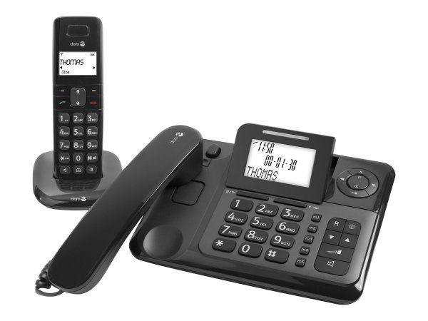 Doro Comfort 4005 - Telefono analogico/DECT - Telefono con vivavoce - 50 voci - Identificatore di ch