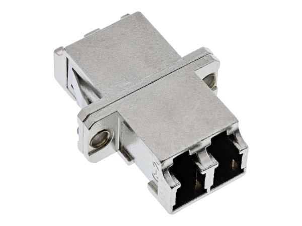 InLine Adattatore LWL FO metallo - LC/LC duplex - MM - ceramica - da pannello