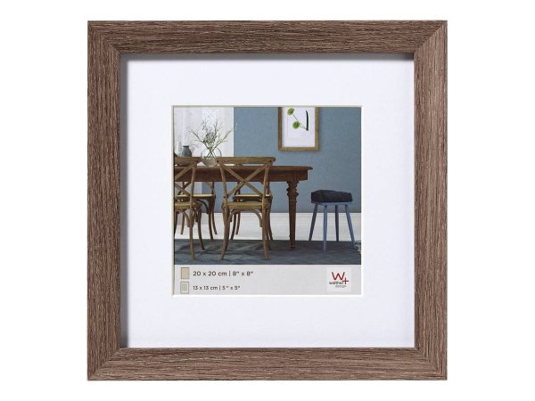 Walther EF330N - Legno - Cornice per foto singola - 18 x 18 cm - Rettangolare - Germania - 315 mm