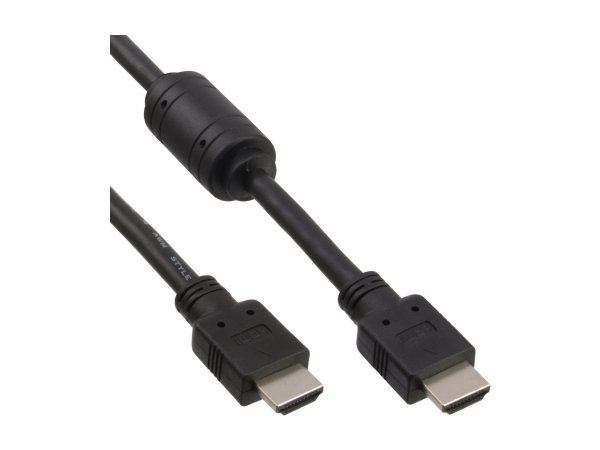 InLine Cavo HDMI - Ferrite - 1,8m - 3D - nero - maschio / maschio HDMI-High Speed