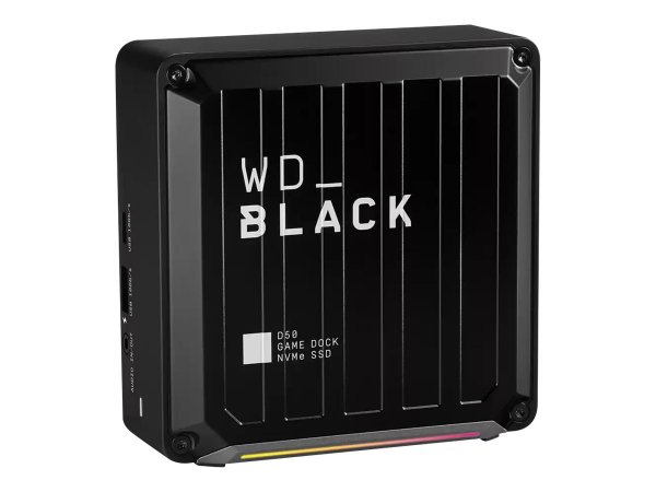WD_BLACK Western Digital D50 - Cablato - Thunderbolt 3 - 3,5 mm - 10,100,1000 Mbit/s - Nero - 1 TB