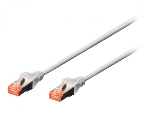 DIGITUS Cavo patch CAT 6 S/FTP - 2 m - Cat6 - S/FTP (S-STP) - RJ-45 - RJ-45 - Grigio