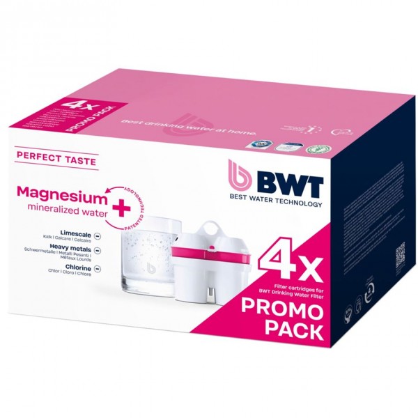 BWT Magnesium Mineralized Water 4er Promopack