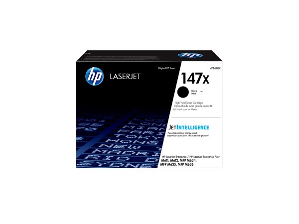 HP LaserJet Cartuccia toner nero originale 147X ad alta capacità - 25200 pagine - Nero - 1 pz