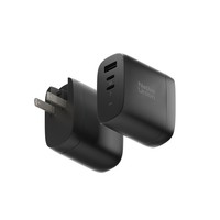 Native Union 67W USB-C Pd 3-Port Fast GaN Wall Charger Black