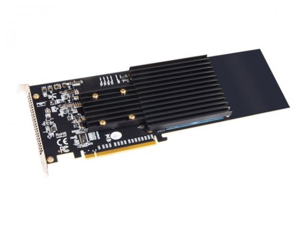 Sonnet FUS-SSD-4X4-E3S - PCIe - M.2 - Piena altezza/Lunghezza intera - PCI 3.0 - Nero - Grigio - Sta