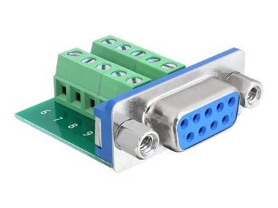 Delock Serieller Adapter - DB-9 (W) zu 10-poliger Anschlussblock (W)