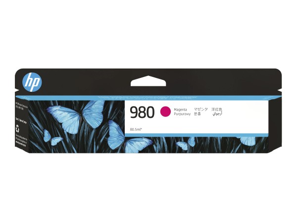 HP 980 - 86.5 ml - Magenta - Original - Tintenpatrone