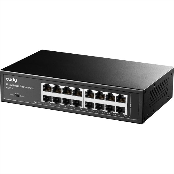 CUDY GS1016 - Gigabit Ethernet (10/100/1000) - Montaggio rack