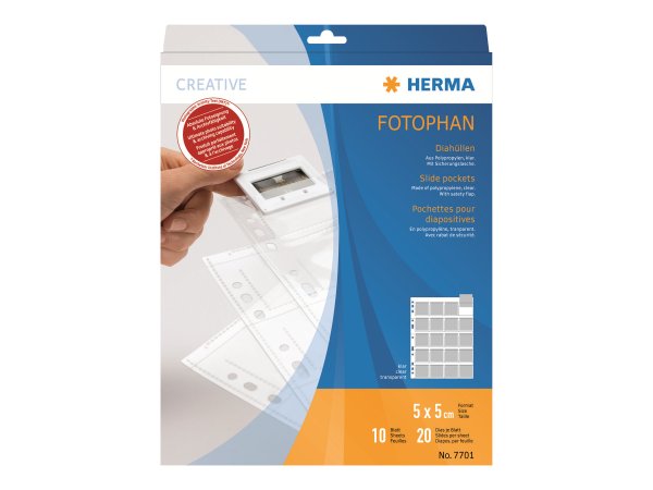 HERMA 7701 - Trasparente - Polipropilene (PP) - 50 x 50 mm - 10 pz