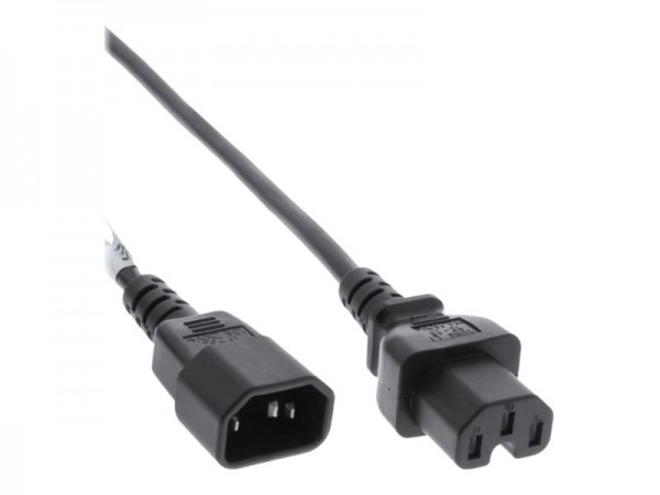 InLine Cavo alimentazione spina C14 presa C15 - nero - 1,8m