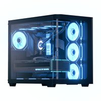 AEROCOOL ADVANCED TECHNOLOGIES Geh Midi P500C-G-BK-v1 o.N. Full Tempered Glas B - Torre - ATX
