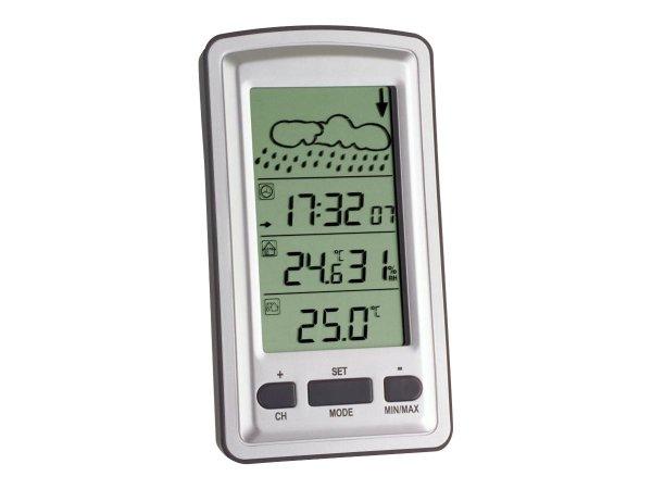 TFA 35.1079 - Argento - 20 - 99% - -10 - 60 °C - 14 - 140 °F - -40 - 65 °C - -40 - 149 °F