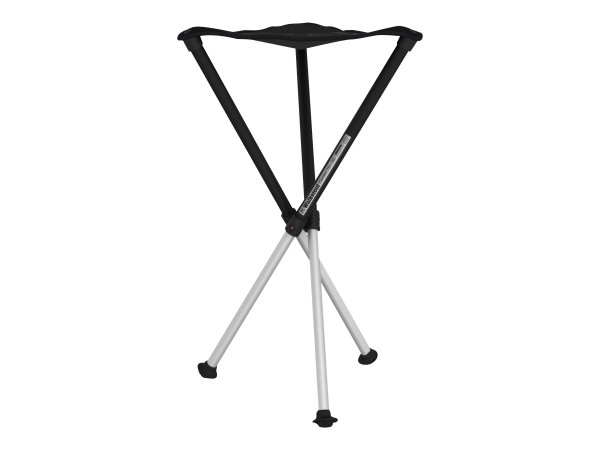 Walkstool Dreibeinhocker Comfort Schwarz/Silber