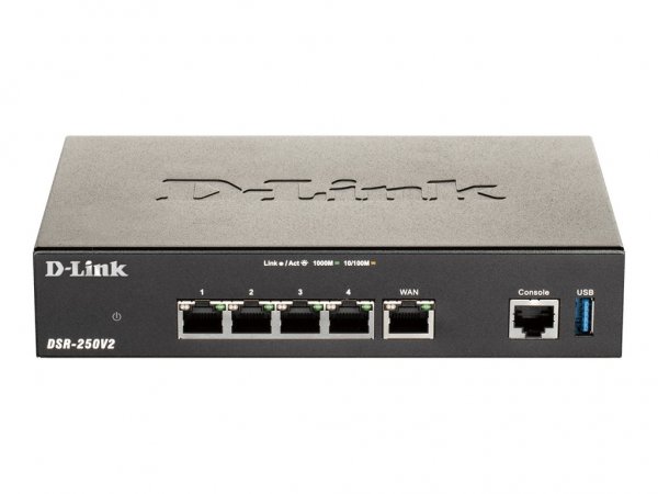 D-Link DSR-250V2 - VPN Security Router - Router - WLAN