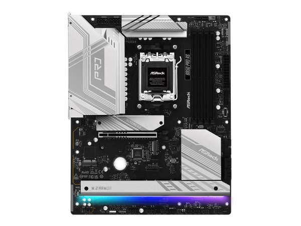 ASRock B850 Pro RS/Amd B850//SATA3/M.2/USB3.2/PCIe5.0/Am5/Atx - Scheda madre - AMD Sockel AM5 (Ryzen