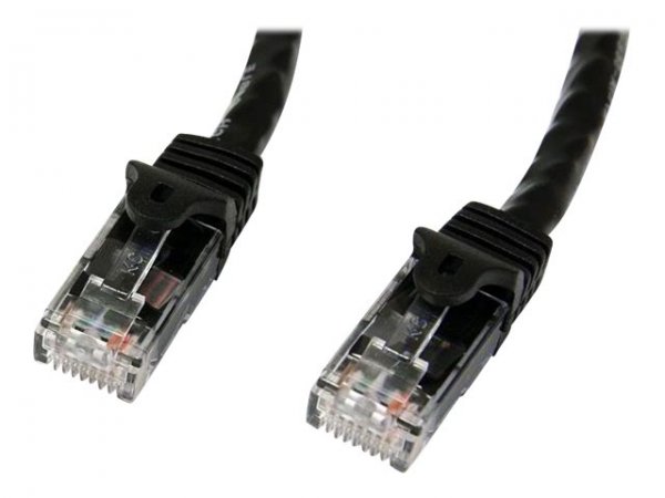 StarTech.com Black Gigabit Snagless RJ45 UTP Cat6 Patch Cable - Cord - Cat 6 - Cavo - Rete