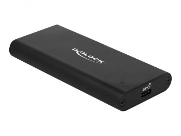 Delock 42614 - Box esterno SSD - M.2 - 10 Gbit/s - Collegamento del dispositivo USB - Nero