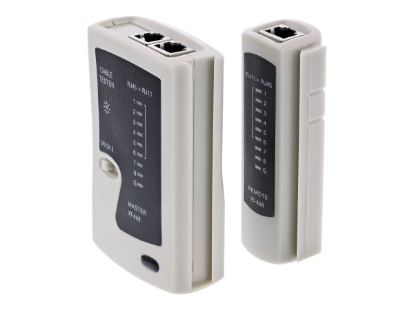 InLine Tester per cavi Lan RJ45 con 9 LED