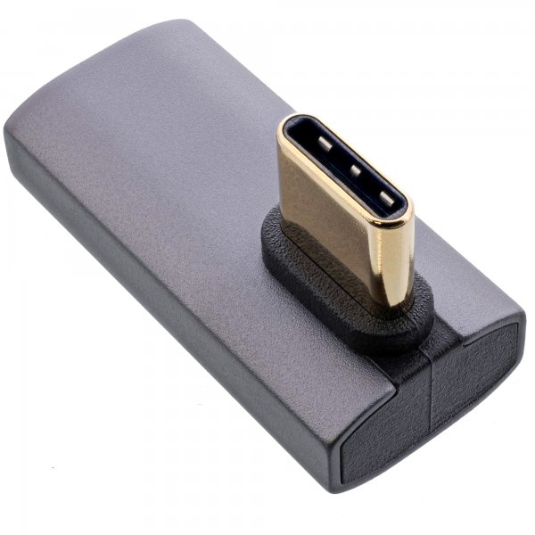 InLine Adattatore USB4 - spina/presa USB-C verticale angolata a destra/sinistra