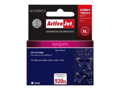 Activejet AH-920MCX Ink Cartridge Replacement for HP 920XL Premium - Ricarica - Compatibile
