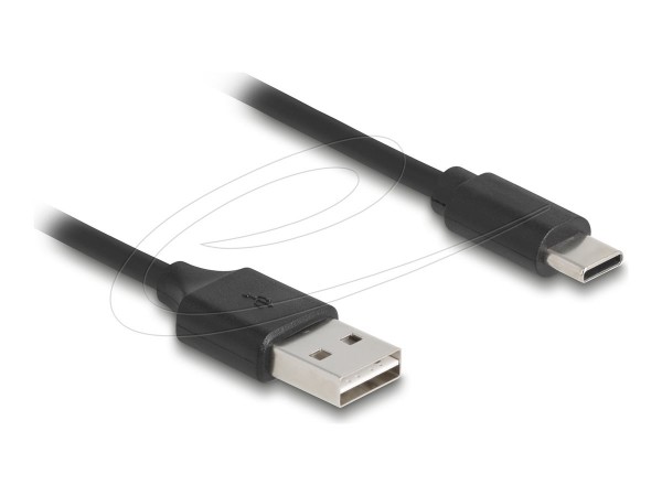 Delock Spiralkabel EASY-USB 2.0 Typ-A Stecker zu USB Type-C - Cavo - Digitale/dati