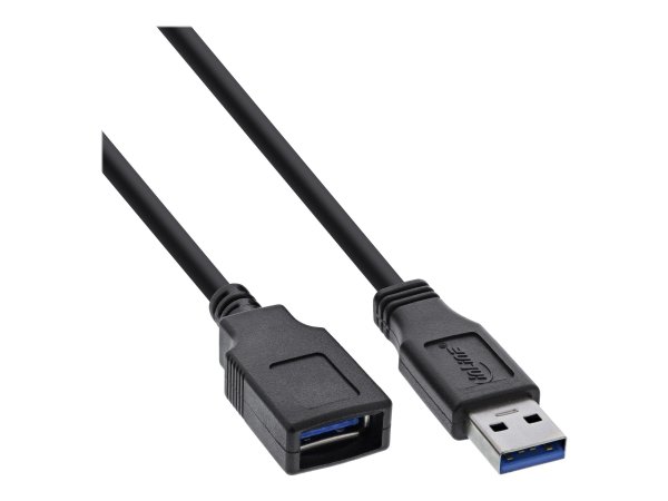 InLine Cavo USB 3.2 Gen.1 A maschio / A femmina - nero - 5m