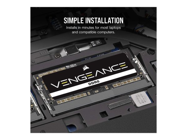 Corsair VENGEANCE - 64 GB - 2 x 32 GB - DDR5 - 4800 MHz - 262-pin SO-DIMM