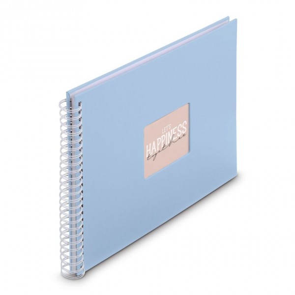 Hama Spiral-Album Fine Art 50 weiße Seiten Lagune - Bürokleinmaterial