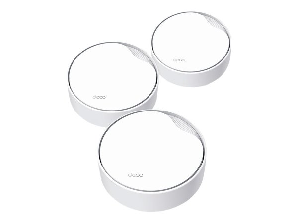 TP-LINK DECO X50-PoE(3-PACK) - Bianco - Interno - Sistema Mesh - 600 m² - Dual-band (2.4 GHz/5 GHz)