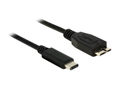 Delock 1m USB 3.1 - 1 m - USB C - Micro-USB B - USB 3.2 Gen 2 (3.1 Gen 2) - Maschio/Maschio - Nero