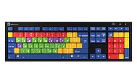 Logickeyboard LKB-LBHS-BJPU-UK - Full-size (100%) - Cablato - USB - QWERTY - Nero