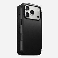 Nomad Modern Leather Folio iPhone 17 Pro Black