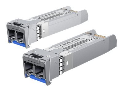 Ubiquiti UACC-OM-SM-10G-D-20 SFP+ Transceiver Modul VPE 20 - Ricetrasmittente - Vetroresina (lwl)