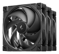 Deepcool K COOLER FD12 V2 120mm PC Gehäuseluefter PWM black - Case fan - 35,66 dB