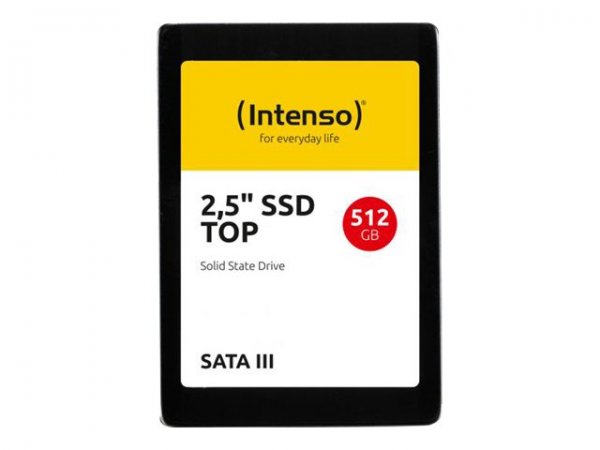 Intenso Top - 512 GB - 2.5" - 550 MB/s - 6 Gbit/s