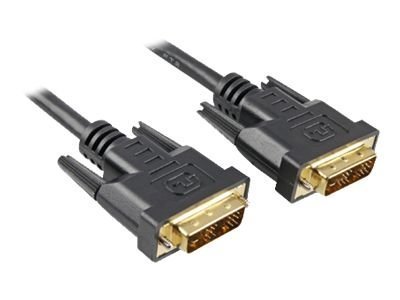 Sharkoon DVI-D/DVI-D (18+1) 2m - 2 m - DVI-D - DVI-D - Maschio - Maschio - Nero