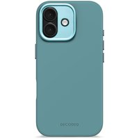 Decoded AntiMicrobial Silicone Backcover iPhone 17 Retro Blue