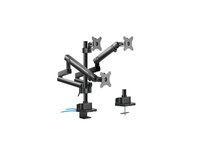 MacLean MC-811 - 68,6 cm (27") - 75 x 75 mm - 100 x 100 mm - -90 - 90° - Alluminio - Acciaio - Nero