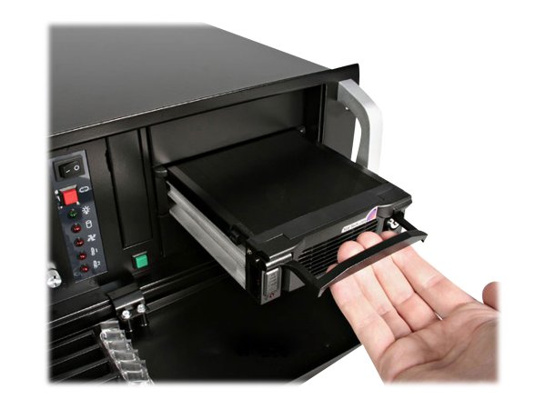 StarTech.com Cassetto rack portatile per disco rigido SATA da 5,25" - robusto - in alluminio e di co