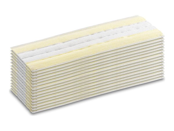 Kärcher EasyFix - Reinigungstuch - für Dampfreiniger - Gelb Packung mit 15