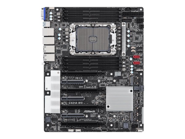 ASRock C621A WS Motherboard - Scheda madre - Intel Sockel 4189 (Xeon Scalable)
